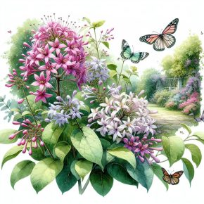 灰毛大青 AI photo_02 (灰毛大青 Clerodendrum canescens )